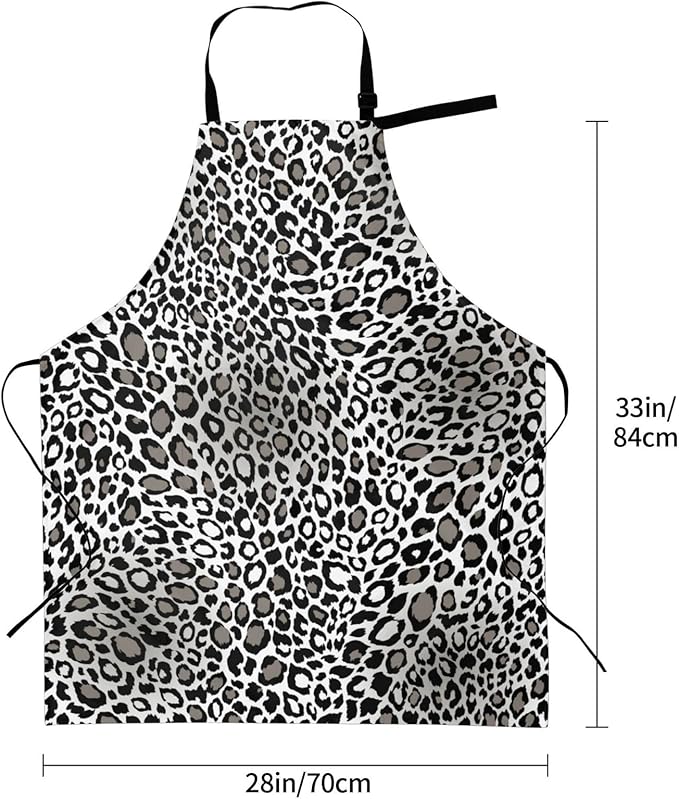 Perinsto Waterproof Apron With 2 Pockets Kitchen Chef Aprons Bibs For Cooking Baking Painting Gardening Grooming