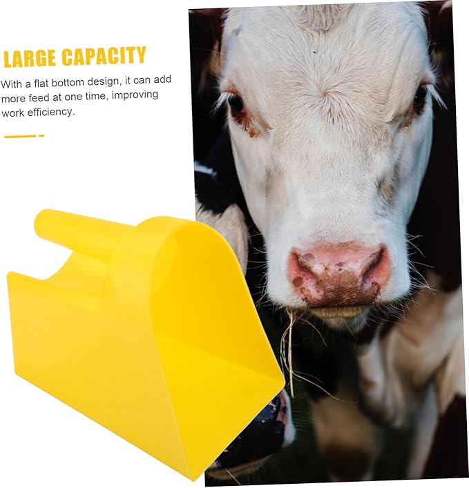 Heavy Duty Shovel Farm Animal Feed Scoop Large Capacity Poultry Food Shovel