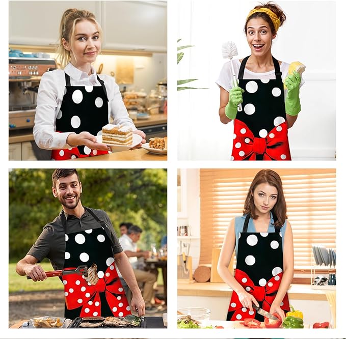 Apron Adjustable Waterproof with Two Deep Pockets Wowen men for Summer BBQ Pool Parties & Resorts
