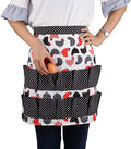 Sefiron Chicken Egg Collecting Apron,12 Deep Pockets for Hense,Duck,Goose Eggs