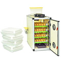 Incubators for Hatching Eggs – 120 Egg Incubator Setter & Hatcher with Automatic Turner & Digital Humidity Control Cabinet, Medium Chicken Incubator & Quail Egg Incubator by Hatching Time