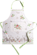 Maison d' Hermine 100% Cotton Apron for women with Pocket Kitchen Chef Apron for Men Cooking Easter Decorations