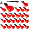24Pack Chicken Waterer Cups,Poultry Water Cups,Automatic Poultry Waterer for DIY Poultry Quail Duck Chicken Bird Drinker