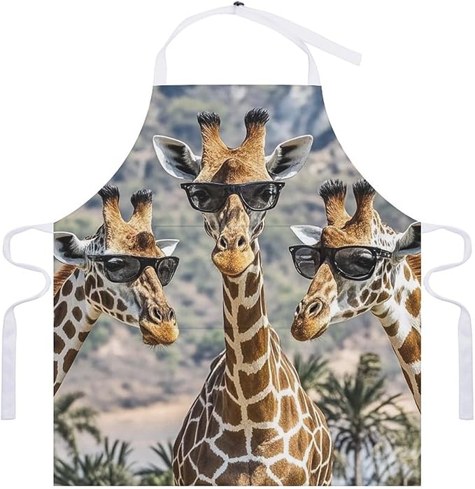Waterproof Apron Adjustable Bib Aprons with Pockets Smiling Apron Kitchen Aprons for Women Men