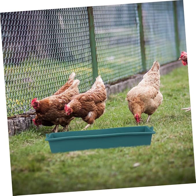 Yardwe 2Pcs Durable Livestock Food Feeder Versatile Chick Cage Accessories for Chickens Pigs Cows and Ducks Convenient Easy to Clean Plastic Dispenser for Feeding