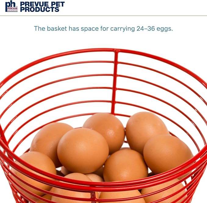 Prevue Pet Products 7.88 Inch Red Egg Basket 468
