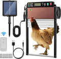 Solar Powered Chicken Door Opener, Automatic Chicken Coop Door