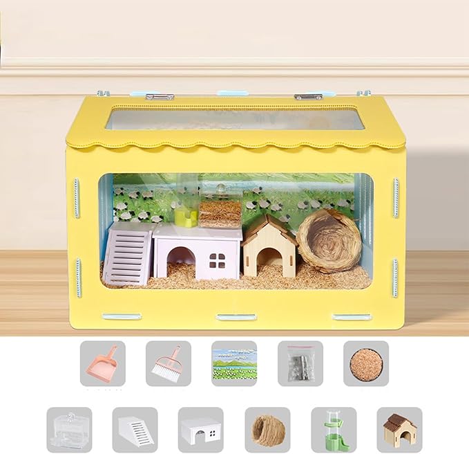 Chicken Brooder - Chew-Resistant with Observation Window, Quail Brooder Box Kit for Small Space Backyard Urban Home Small Farm Apartment Garage Beginners Adults