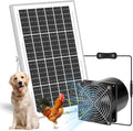 Solar Exhaust Fan, 20W Waterproofed Solar Panel + Ventilation Vent Fan, Solar Powered Fan Kit, High Speed Solar Powered Exhaust Fan for Greenhouse,Shed Attic, Dog House,Chicken Coop