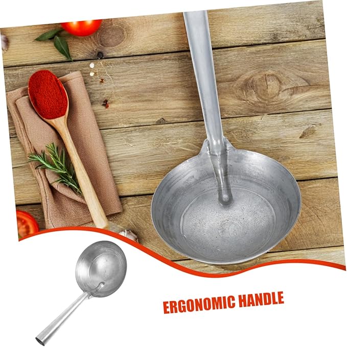 Iron Spoon Farming Heavy Duty Metal Ladle Scoop for Horse Feed Bucket Garden Supplies