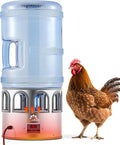 Heated Chicken Waterer 5 Gallon, Heated Poultry Waterer, for Chicken Duck and Chicken Coop