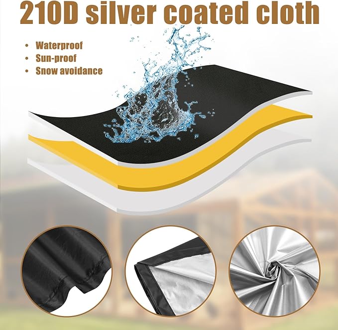 Outdoor Chicken Run Cover Easy to Install Chicken House Cover Versatile Run Pen Detachable Waterproof Hen House for Farms Using