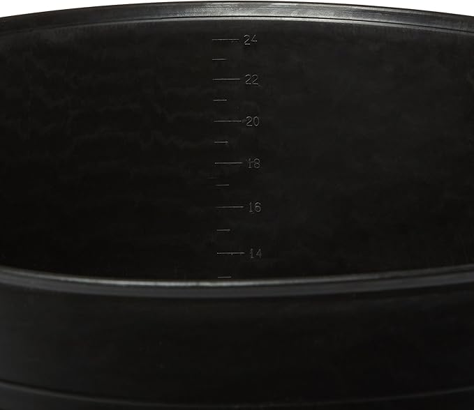 Tubtrugs SP26GBK Red Gorilla Medium-6.8 gallons SL26 Bucket, Black