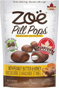 Zoe Zoë Pill Pops for Dogs, Healthy Dog Treats, All Natural Dog Treats to Hide Medication, Peanut Butter with Honey Recipe, 3.5 oz