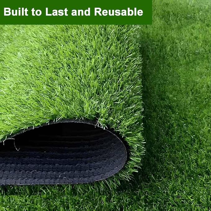 Washable Nesting Pads for Chicken Coop - 6 Pack 12"x12"x1.2" Chicken Laying Box Pads - Durable, Soft, Thick Artificial Grass Turf Mats for Nesting Boxes, Indoor/Outdoor Synthetic Bedding