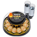 Automatic Egg Incubator, Auto Egg Turner,Temperature Smart Control, Humidity Display, Egg Candler, Hatching Chicken Duck Goose Eggs (12 Egg Incubator)