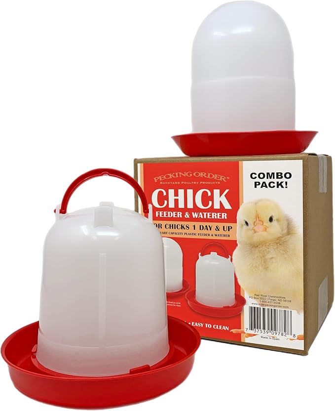 Chick Feeder & Waterer Combo Pack