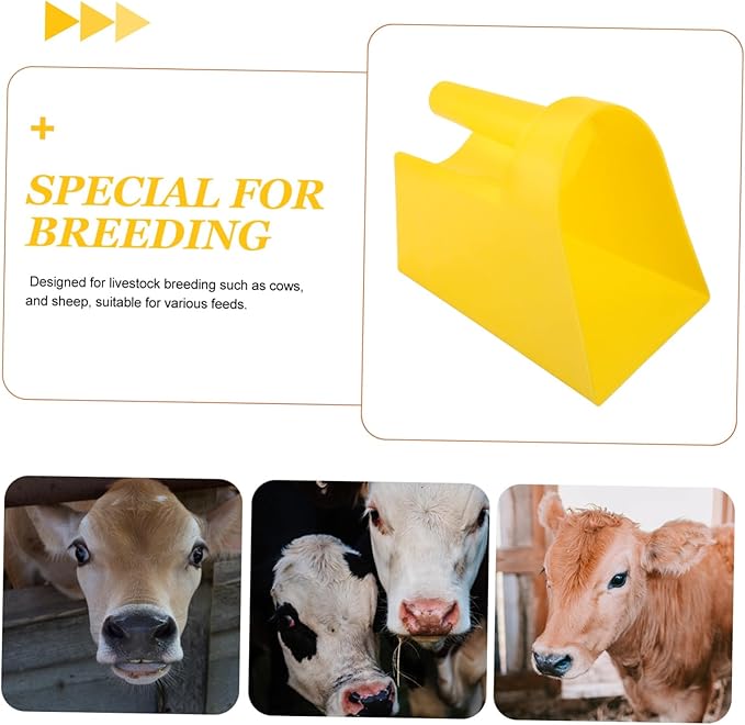 Heavy Duty Shovel Farm Animal Feed Scoop Large Capacity Poultry Food Shovel