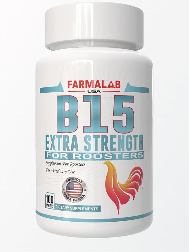 FARMALAB Ener-Gize Energy Booster for Rooster Natural Multivitamin - Liquid 60 MLL