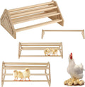 TonGass 3-Pack 15.75" Extra Long Chicken Perch, Freestanding Roosting Bar for Baby Chicks, Durable Polished Pine Roosting Bar, Perch Stand for Chicken Brooder