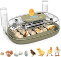 24 Egg Incubators for Hatching,Automatic Egg Turning and Temperature Control Humidity Display,Hatch Day,Automatic Water Refill,360° Viewing for Chicken Quail Duck