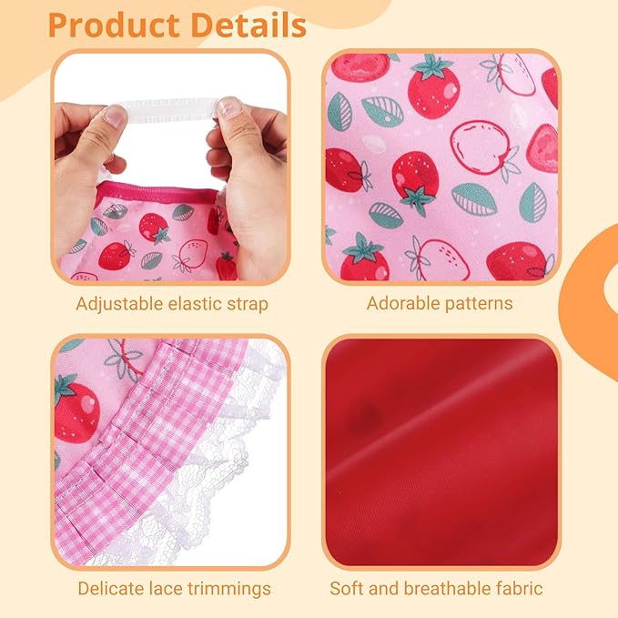 9 Pcs Chicken Saddles For Hens, Waterproof Chicken Aprons with Elastic Straps, Chicken Feather Protective Jackets, Poultry Protectors, Wing Back Protectors, Hen Feather Fixing Supplies