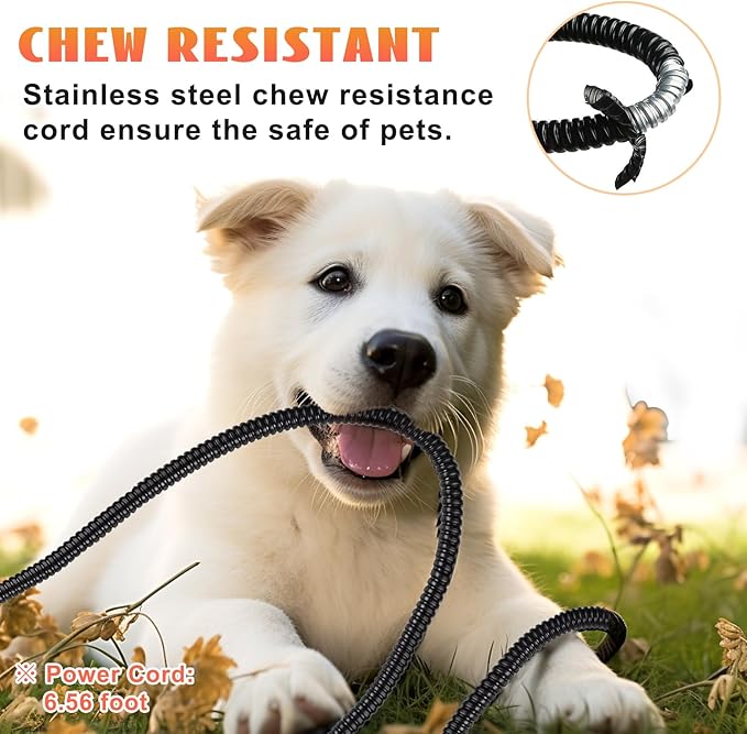 Heated Pet Bowl - KOKOPRO Dog Heating Bowl Outdoor Winter Dog Water Bowl with Anti-bite Wire for Dogs, Cats, Rabbits, Chickens (Blue)