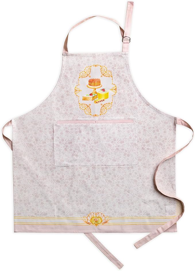 Maison d' Hermine 100% Cotton Apron for women with Pocket Kitchen Chef Apron for Men Cooking Easter Decorations