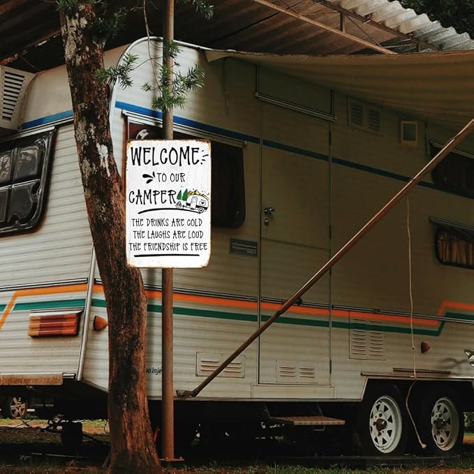 Camper Decor Rv Signs For Campers Camping Metal Signs Camping Accessories Camper Decorations For Inside Campers Gifts Campsite Decorations