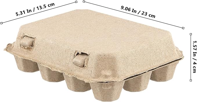 70 Pack Quail Egg Cartons, 12 Count Egg Storage Containers Holder Bulk 9 X 5 X 2 Inches Quail Egg Holder Container For Home Kitchen Refrigerator Farmhouse