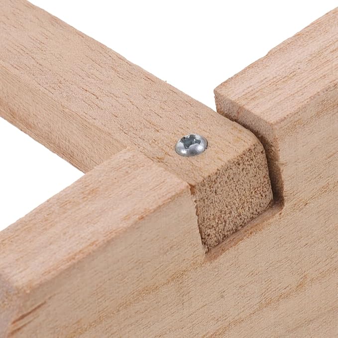 SUPVOX Wooden Chicken Perch for Coop Natural Smooth Roosting Bar Hen Standing Perch 15.74X5.90X2.55In Suitable for Large Birds and Hens