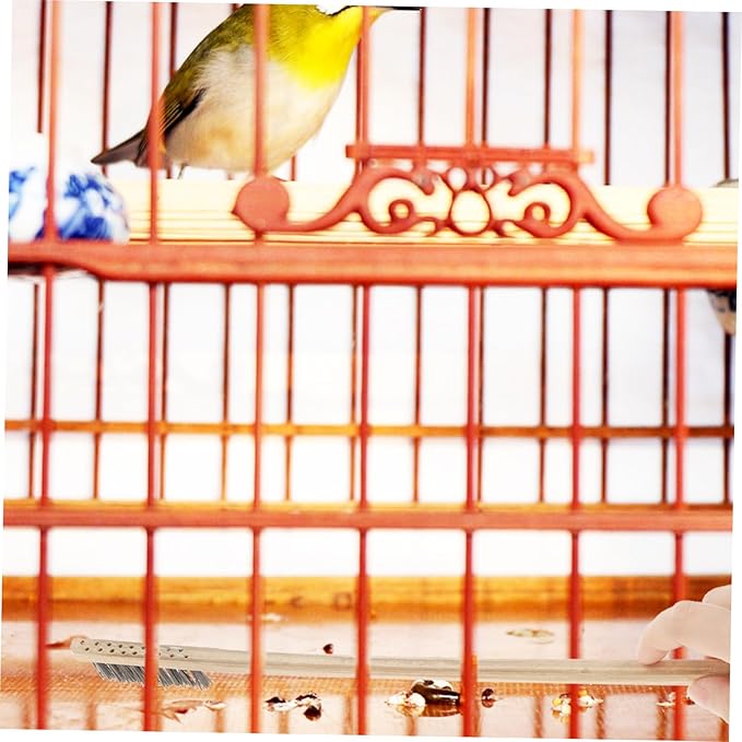 HANABASS 2Pcs Bird Cage Cleaning Tools Set Brush Shovel for Parrots and Birds Essential Supplies for Daily Cleaning Convenient Habitat Care