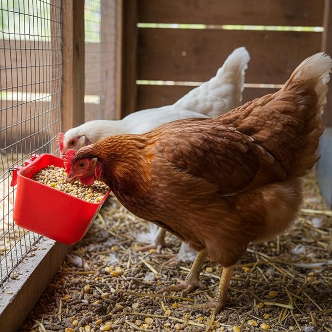 10 Pcs 16 Oz Cage Cups Chicken Feeder Waterer Chicken Water Cups Rabbit Feeder