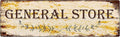 Metal Sign General Store Vintage Retro Tin Aluminum Sign - Kitchen Home Garden Wall Bar Cafe Decor 4x16 inch