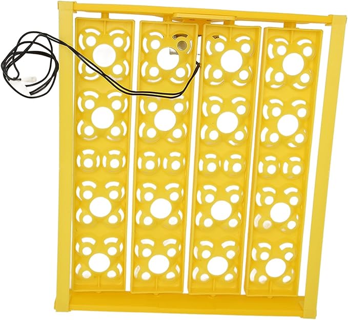 Zerodis Egg Linking Shell 16 Duck Eggs 16 72 Quail, Motorized Eggotation, Reliable Slip Engine Rotate Eggshell, Ideal for Home Use, Plastic Material (AC110V)