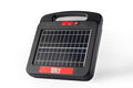 Solar Electric Fence Charger for Day and Night Power | Red Sizzle 1S | 0.25 Joule | Portable Solar Energizer for Livestock, Keep Out Predators