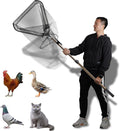 Animal Catch Net, Poultry Catching Control Pole, Farm Trap Tools Capture for Bird Cat Chicken Bat Duck Goose Raccoon Crow Skunks Squirrels Feral Trap Catcher Net
