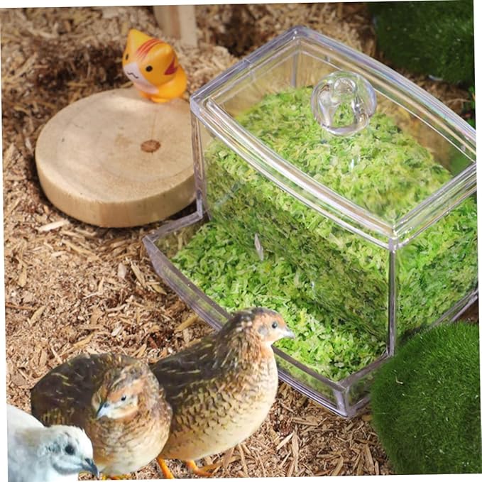 BESPORTBLE Automatic Bird Feeder No Waste Chicken Feeder No Mess for Chickens Birds