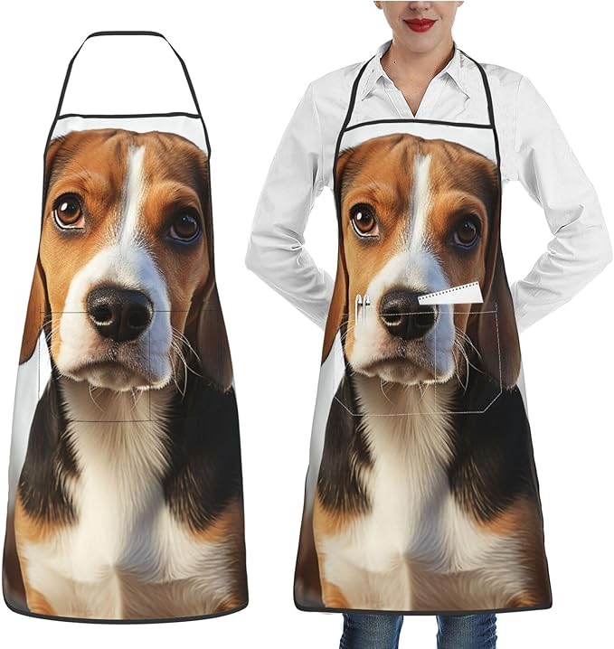 Kitchen Aprons for Men Women Waterproof Apron with 2 Pockets Tropical plants and parrots Apron Adjustable Bib Aprons