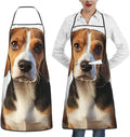 Kitchen Aprons for Men Women Waterproof Apron with 2 Pockets Tropical plants and parrots Apron Adjustable Bib Aprons