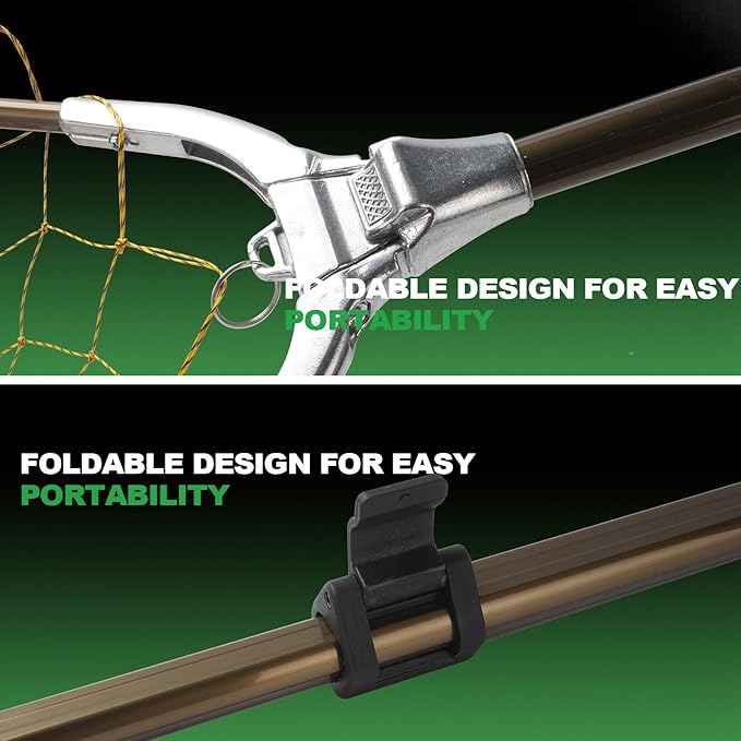Animal Catch Pole Control Tool Net, Poultry Catching Pole Kit, Cat Chicken Catcher, Poultry Catching Trap Net for Small Animals Support Duck,Goose,Bird, Skunk Bat and Raccoon