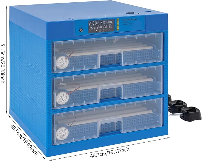 Incubators For Hatching Eggs, 192 Egg Hatching Incubator Automatic Chicken Incubators Egg Incubator With Automatic Turner And Automatic Humidity