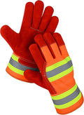 Daniel Smart Men & Women Goatskin Working Glove Lightweight Leather Safety Gloves for construction, gardening outdoor Work