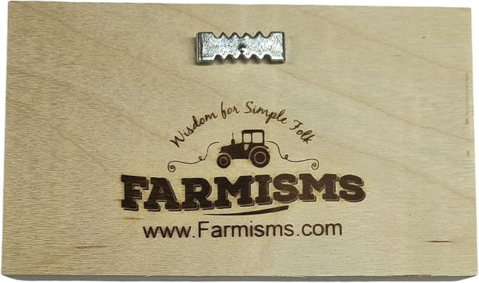 Farmisms 5x3 Inspirational Wooden Rustic Country Signs for Country Farm Living –Betsy Ross Flag