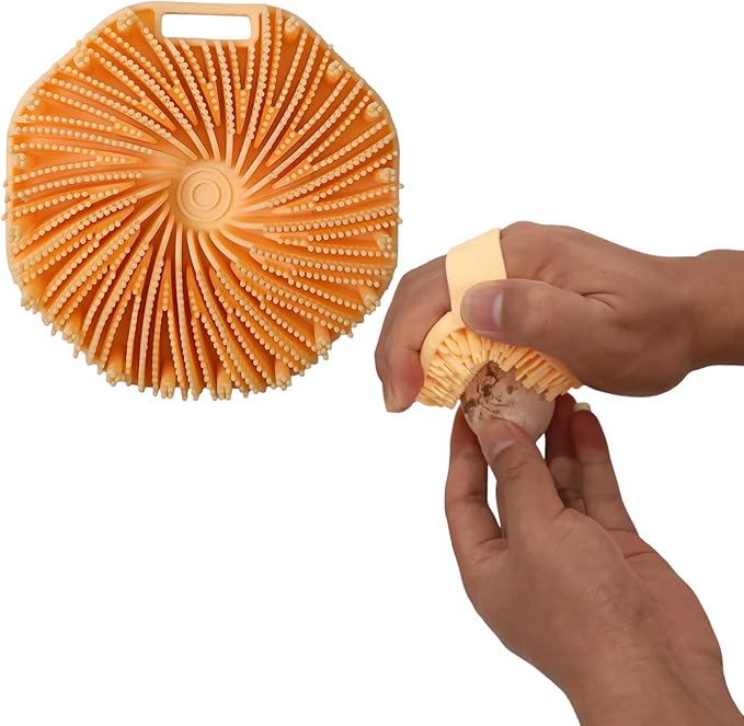 Egg Washer for Fresh Eggs - Egg Cleaner for Fruits and Vegetables, Keeps Produce Fresh (1, Orange)