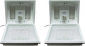 Farm Innovators 2100 Heated Still Air Incubator for 4 Dozen Eggs with Built in Hygrometer, Solid State Circuitry, and 2 Large Viewing Windows (2 Pack)