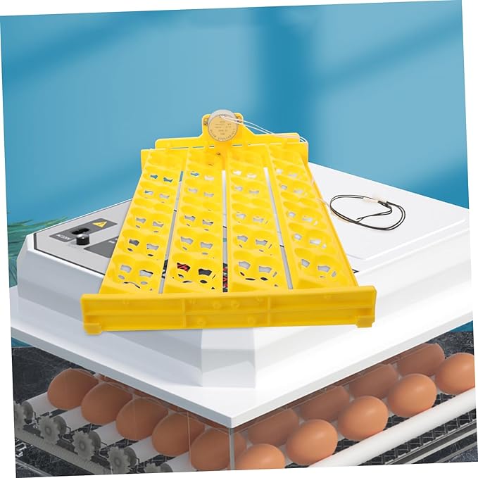 BESPORTBLE 12V Automatic Egg Turning Tray for Incubators Egg Capacity Convenient and Egg Turner Tool for Hatching Chickens Ducks Quail Birds Design for Improved