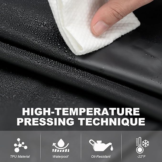 ELEBOX Waterproof Apron with Long Sleeves, Safety Apron Work Uniform for Men & Women, Chemical Resistance Anti-Tear Apron