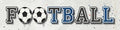 Football Metal Sign 4x16in Sports Plaque for Game Room Bar Wall Decor