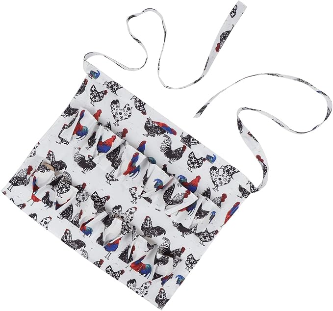 Eggs Collecting Apron With Multiple Pockets For Chicken Duck Goose Quail Egg Gathering Farmhouse Supplies 8 Pocket Design (2 L)
